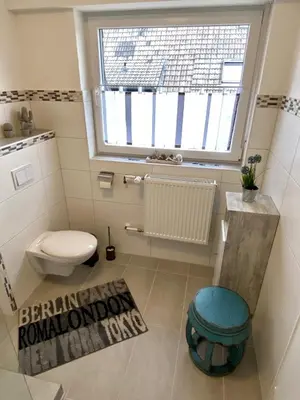 Ein Badezimmer in der Unterkunft Ferienwohnung Gisela
