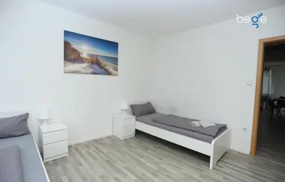 Ein Sitzbereich in der Unterkunft BEGE APARTMENTS NomaStay