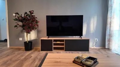 TV/Unterhaltungsangebot in der Unterkunft Stylisches City Apartment im Pott Modern und Gemütlich