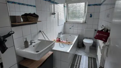 Ein Badezimmer in der Unterkunft Stylisches City Apartment im Pott Modern und Gemütlich