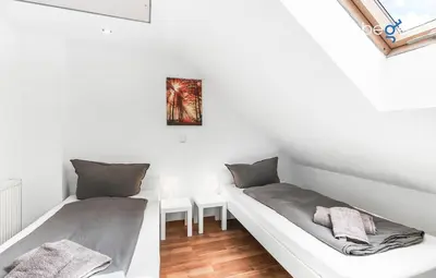 Ein Bett oder Betten in einem Zimmer der Unterkunft BEGE APARTMENTS SmartDesk