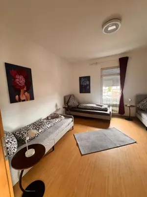 Ein Sitzbereich in der Unterkunft Iserlohn Ferienwohnung und Monteure