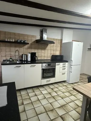 Küche/Küchenzeile in der Unterkunft Apartment Oberhausen