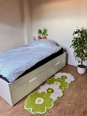Ein Bett oder Betten in einem Zimmer der Unterkunft Qverte - Rooftop Essen