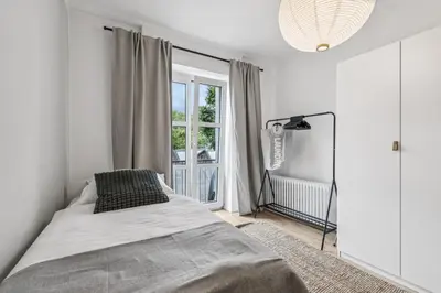 Ein Bett oder Betten in einem Zimmer der Unterkunft Groß - modern - nah an Köln- Luxuriöse Wohnung für 8 Personen in Remscheid