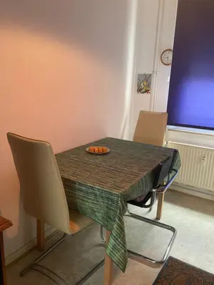 Ein Sitzbereich in der Unterkunft Gemütliches ganzes Apartment Küche Parkplatz Waschmaschine Kamin Terrasse Garten, Keine Ferienwohnung