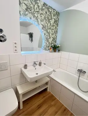 Ein Badezimmer in der Unterkunft Dimoro Family Suites - Designed for your comfort