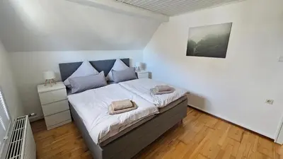 Ein Bett oder Betten in einem Zimmer der Unterkunft Haus Relax