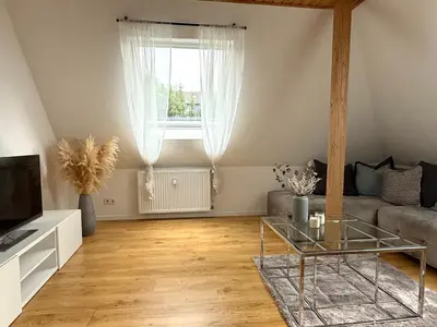 TV/Unterhaltungsangebot in der Unterkunft Gemütliche Ferienwohnung
