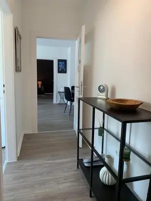 TV/Unterhaltungsangebot in der Unterkunft Rüttenscheid Design Apartment mit Balkon Office