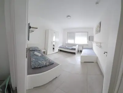 Ein Bett oder Betten in einem Zimmer der Unterkunft 3 Zimmer Wohnung in Borken Zentrum