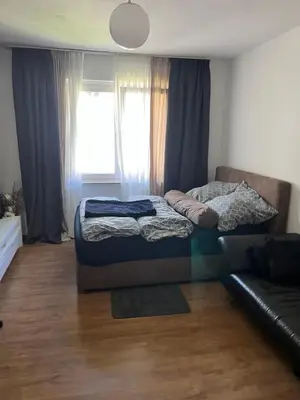 Ein Sitzbereich in der Unterkunft Barmen Stilvolle Wohnung
