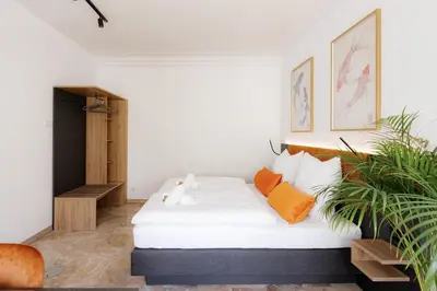 Ein Bett oder Betten in einem Zimmer der Unterkunft Little Japan