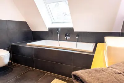 Ein Badezimmer in der Unterkunft Fachwerk Boutique-Hotel Suite