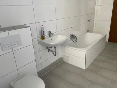 Ein Badezimmer in der Unterkunft HagenStay Bülow 1