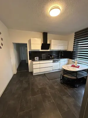 Küche/Küchenzeile in der Unterkunft Ferienwohnung Gladbeck