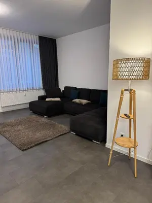 Ein Sitzbereich in der Unterkunft Ferienwohnung Alina