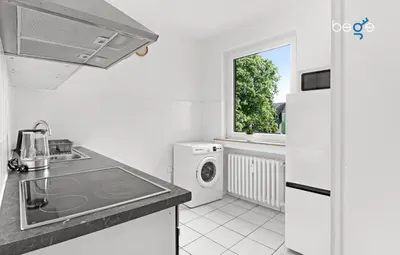 Küche/Küchenzeile in der Unterkunft BEGE APARTMENTS WorkWell