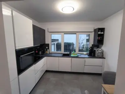 Küche/Küchenzeile in der Unterkunft Deluxe Apartment mit 3 Schlafzimmern Hauptbahnhof und zentrumsnah
