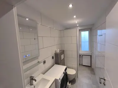 Ein Badezimmer in der Unterkunft Deluxe Apartment mit 3 Schlafzimmern Hauptbahnhof und zentrumsnah