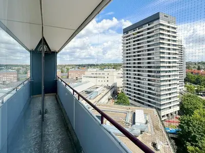 Ein Balkon oder eine Terrasse in der Unterkunft Bright Modern Apartments in Mülheim an der Ruhr