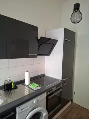 Küche/Küchenzeile in der Unterkunft Urban-Chic-Zentral-Bahnhof-Altstadt-W2