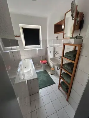 Ein Badezimmer in der Unterkunft Apartment Schmachtendorf