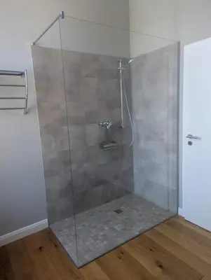Ein Badezimmer in der Unterkunft Gästehaus LeLo 6