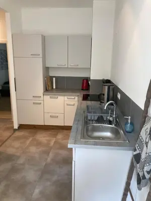 Küche/Küchenzeile in der Unterkunft Top-Apartment in perfekter Lage