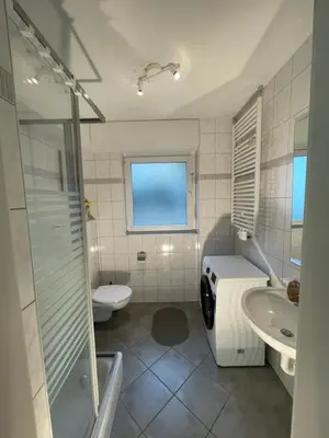 Ein Badezimmer in der Unterkunft Moderne Monteurzimmer Vu