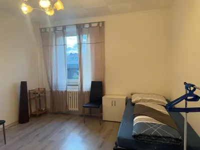 Ein Bett oder Betten in einem Zimmer der Unterkunft K&K Unterkunft Gelsenkirchen