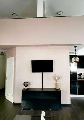 TV/Unterhaltungsangebot in der Unterkunft Charmantes Loft-Apartment 2 Min zum Hauptbahnhof