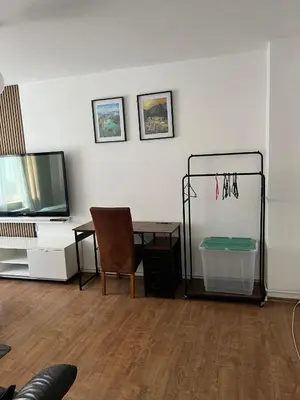 Ein Bett oder Betten in einem Zimmer der Unterkunft Barmen Stilvolle zwei zimmer Wohnung