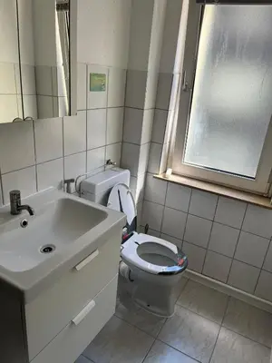 Ein Badezimmer in der Unterkunft Barmen Stilvolle zwei zimmer Wohnung
