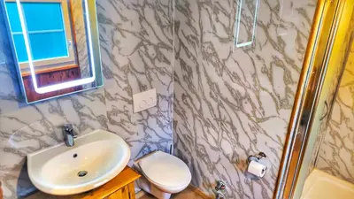 Ein Badezimmer in der Unterkunft bei GRETA Wohnung 77