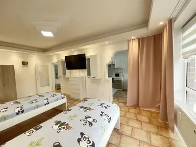 Ein Bett oder Betten in einem Zimmer der Unterkunft Monteurwohnung mit Balkon in Duisburg