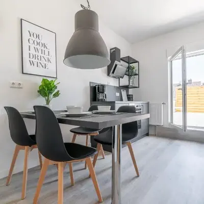 Workers Home W136 l 2 Schlafzimmer für 4 Personen