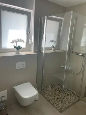 Ein Badezimmer in der Unterkunft Ferienwohnung Nelly