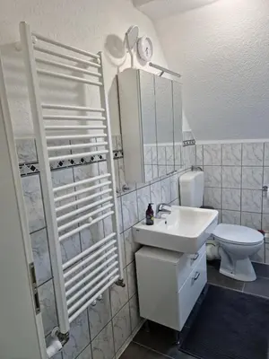 Ein Badezimmer in der Unterkunft Gesamte Unterkunft in zentraler Lage in Hattingen