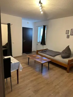 Ein Bett oder Betten in einem Zimmer der Unterkunft Helle Wohnung für 8 Personen mit 4 Schlafzimmern
