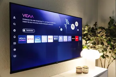 TV/Unterhaltungsangebot in der Unterkunft Deluxe! 15min Messe & Uniklinik, Arbeitsplatz, Boxspring