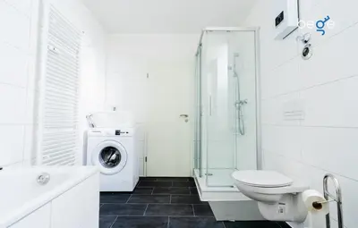 Ein Badezimmer in der Unterkunft BEGE APARTMENTS CrewLodge