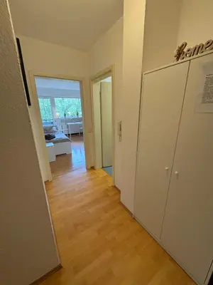 Grundriss der Unterkunft Sonniges CityNest Apartment mit Balkon und bester Verkehrsanbindung Komplette Unterkunft