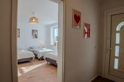 Ein Bett oder Betten in einem Zimmer der Unterkunft Stylische Wohnung - Messe Essen nah - Wifi & Parken