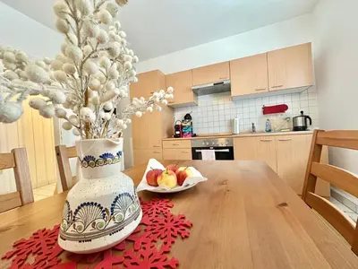 Küche/Küchenzeile in der Unterkunft VAJAGIC 1 - Apartment 4 Pers, 60 qm, EG, Messe, Uni Klinik