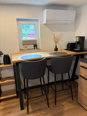 Küche/Küchenzeile in der Unterkunft LippeStay - Modernes Apartment für 2