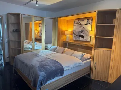 Ein Bett oder Betten in einem Zimmer der Unterkunft Exclusives Apartment in Essen Rüttenscheid