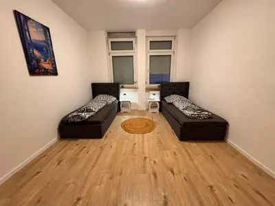 Ein Sitzbereich in der Unterkunft A&V Apartments Hemer Nähe Lungenklinik 2