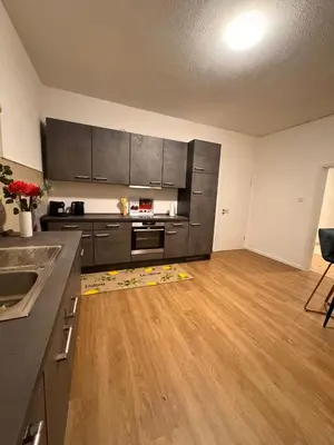 Küche/Küchenzeile in der Unterkunft A&V Apartments Hemer Nähe Lungenklinik 2