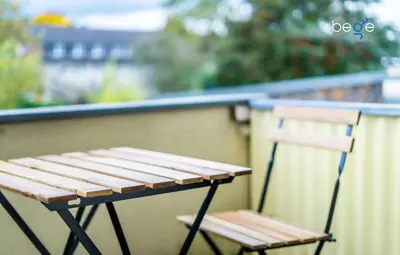 Ein Balkon oder eine Terrasse in der Unterkunft BEGE APARTMENTS FlatLab